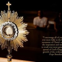 Eucharistic Adoration Pope Ben.